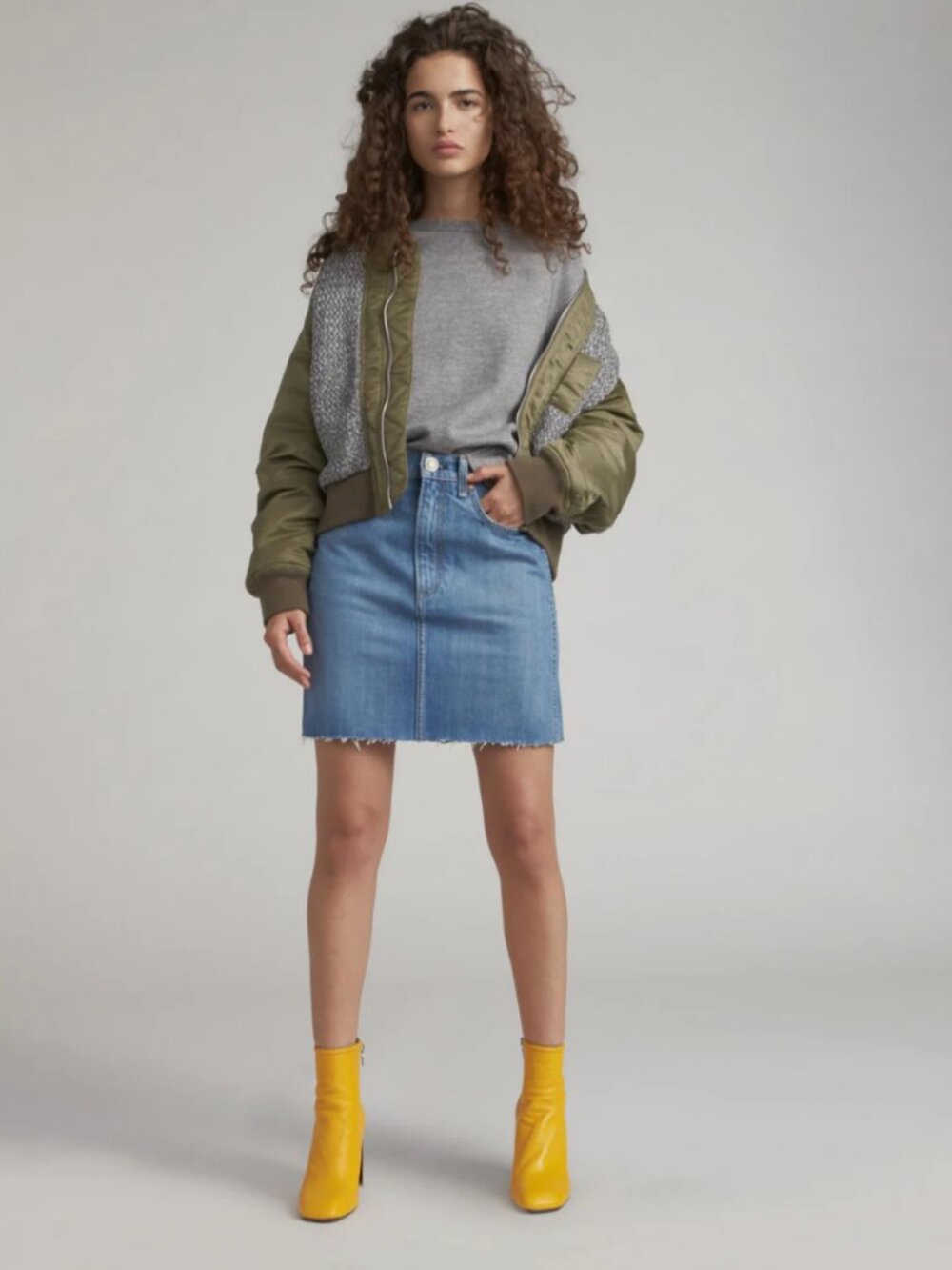 Rag & Bone Denim Mini Skirt